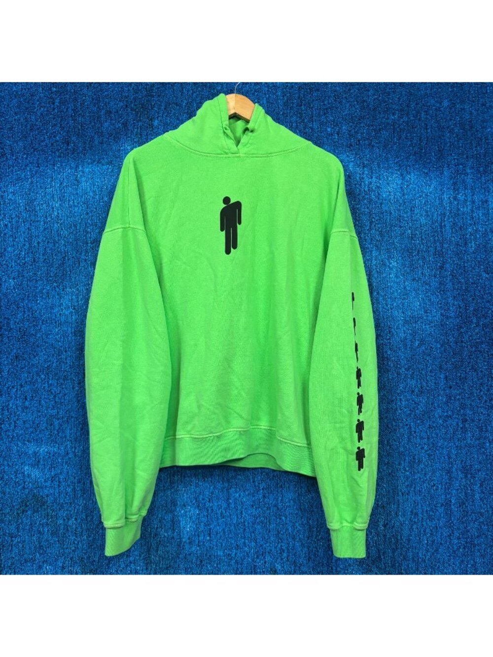 Billie Eilish Hit Me Hard And Soft Tour Green Hoodie Size Small